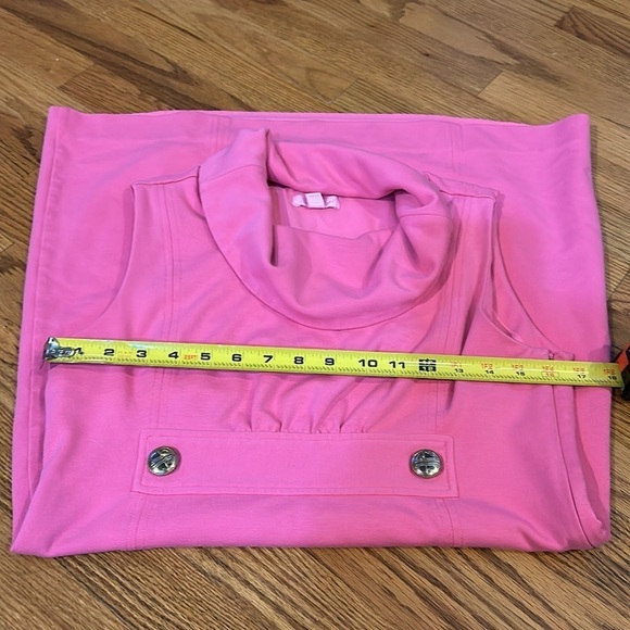 Lilly Pulitzer pink cowl neck sleeveless jerseys mini dress size small - Picture 11 of 12